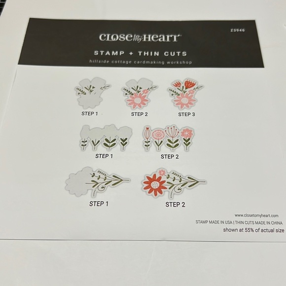 Close to My Heart Stamp & Thin Cut Set, Z3946 “Hillside Cottage” - Picture 1 of 3